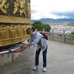 IMG_3317 Pushing the giant prayer wheel...