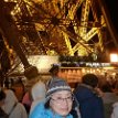 Picture 13 Waiting to get into the glass lift up to the observation deck of Eiffel Tower...