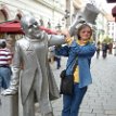 P1000981 city curiosity statue Schoener Naci - Bratislava Slovakia I want that hat... City curiosity statue, Schoener Naci, Bratislava