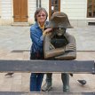 P1000985 city curiosity statue Napoleon's Soldier - Bratislava Skovakia I think I could be buddy with him...