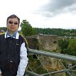 P015 The Bock and the casemates, with Alzette river on the right below... Luxembourg