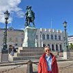 P004 Stortorget (Big Square), with Gothenburg city's founder King Gustavus Adolphus.