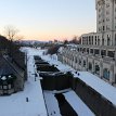 P027 - IMG_0046 Rideau Canal Locks - Rideau Canal, also known unofficially as the Rideau Waterway, connects the city of Ottawa on the Ottawa River to the city of Kingston on...