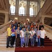 004a - WGDH6028 6/13/2019 our first tour group picture at the Palace of Parliament - Bucharest, Romania