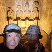 008 - IMG_8739 ... let's have a selfie with four seated deities (Amon Ra, Ra Horakhty, Ptah, and the deified version of Ramesses II) at the innermost sanctuary of the Great...