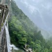 020 - VYHN1400 ... boasting 22 awe-inspirational waterfalls, the most famous Three Tiled Waterfall 三叠泉, known as the “top wonder in Mount Lu”; dropping 500+ feet from Five Old...