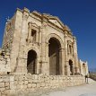 018 - P1200055 12/19/22 Hadrian’s Arch, Jerash - a grand triumphal arch with three openings, built to mark a visit by the emperor Hadrian in 129-130, standing outside the...