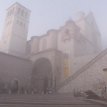 IMG_0722 A close up view of Basilica of San Francesco d'Assisi, still foggy though