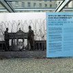 P012 Brandenburg Gate behind barbed wires.