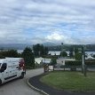 P006 ... beautiful scenery along the A470 road - River Conwy and the Carneddau mountain range in Snowdonia as background, foreground being the Snowdonia Nurseries...