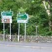 P015-087 ... at the junction of A470 and A5 - Llanrwst is 4 miles to the north on the east bank of River Conwy - we're heading west-north on A5 for less than a mile to...