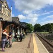 P024-014 ... Betws-y-Coed Railway Station, a passenger station on the 27 miles Conwy Valley Line running from Llandudno via Llandudno Junction in the north to the...