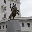 P004-015 Equestrian statue of King Svätopluk I at the Honorary Courtyard, Bratislavsy Hrad (Bratislava Castle)