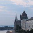 P017 Budapest Parliament area at dusk