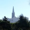 P020 ... a southeasterly view from Washington Square Park of the TransAmerica Pyramid rising in the backdrop