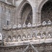 IMG_6336 Details of sculptures on the facade of the Cathedral of Toledo