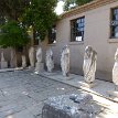 P009 ... statues in the atrium of Archaeological Museum of Ancient Corinth...