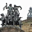 P008 A panther-drawn quadriga with Dionysos, Greek god of the art and his consort Ariadne, on top of Semper Opera House