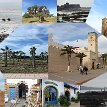 000 - collage Happy New Year - Tuesday January 1, 2019; day 8 of our Morocco tour - Marrakech to Essaouira - driving distance from Marrakech to Essaouira, approx 120 miles 2...