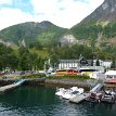 P009 so long beautiful Flåm... cruise ship arrived the port this morning that's why so many buses waiting for cruise passengers getting ashore by tenders...