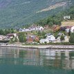 P020 ... our boat tour from Flåm to Gudvangen winding around precipitous mountains, mighty waterfalls and small homesteads that cling to the mountain sides... the...