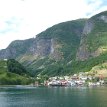 P020a-026 Undredal village and the famous Nærøyfjord just a short few miles to the northwest of Aurlandsvangen... Aurlandsfjord together with Nærøyfjord, said to be the...