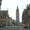 P001 The 91 metesr tall Belfry of Ghent is one of three medieval towers that overlook the old city center of Ghent, Belgium... the other two are Saint Bavo Cathedral...