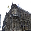 P002 Ghent’s town hall (Stadhuis) is a building with many faces. The flamboyant Gothic style of the facade on Hoogpoort contrasts sharply with the rather sober...