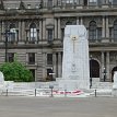 P010 ... Glasgow’s monument to the First World War is designed on a rectangular U-Plan, and consists of a central stepped area ﬂanked by a pair of low walls...