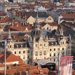 P014 Graz City Hall and Center Square - the prestigious town hall with its dome, its clock and the corner towers has dominated Graz Hauptplatz since the late 19th...