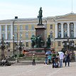 P017 - IMG_1393 ... landmarks and famous buildings surrounding the Senate Square being the Helsinki Cathedral, the Government Palace, main building of the University of...