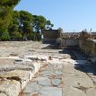 P003d2 ... the West Court, a paved open area which divided the Palace from the Minoan town to the west... the Corridor of the Procession, once decorated with a...