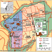 map-old-city-of-jerusalem The four quarters of the Old City and a fifth area Temple Mount, home of the Dome of the Rock and Al-Aqsa Mosque.