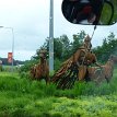 P001-007 June 20 Monday Day 8 of our tour - greetings on a damp morning as we journeyed across the Curragh, a flat open plain of some 7 sq.miles of common land between...