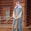 P012 ... narrator dressed in traditional mid-late 17th century costume of a noble Russian woman (a boyar woman or Tsarina)....