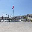 P000-c2 ... statue of Mustafa Kemal Atatürk on the hilltop of the Kusadasi town... Atatürk, first president and founder of the Republic of Turkey...