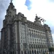 P014-012 ... one of Liverpool's Three Graces - Royal Liver Building, built between 1908 and 1911 consisting of two clock towers, both crowned by mythical Liver Birds...