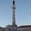 IMG_5616 Dom Pedro IV monument, 27M in height, Rossio Square, consists of a pedestal with marble allegories of Justice, Wisdom, Strength and Moderation, qualities...