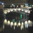 P013 Triple Bridge (Tromostovje) at night, Ljubljana