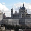 IMG_6573 View of Santa María la Real de La Almudena (Almudena Cathedral) from Western Park - cathedral construction began in 1879, stopped during the Spanish Civil War...