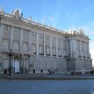 IMG_6583-5337 One section of the Palacio Real (Royal Palace), located west, next to Plaza de Oriente square, official residence of the King of Spain, 2nd largest palace in...