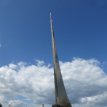 P-003 Monument to the Conquerors of Space, erected in 1964 to celebrate achievements of the Soviet people in space exploration