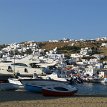 P007 ... along the Chora waterfront... cube-shaped, all white houses glow in the sunlight...