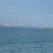 P008 The Rio–Antirrio bridge (officially the Charilaos Trikoupis Bridge), world's longest multi-span cable-stayed bridge... It crosses the Gulf of Corinth near...