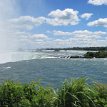 IMG_7481-5889 Just upstream from the falls' current location, Goat Island splits the course of the Niagara River, resulting in the separation of the Canadian Horseshoe Falls...