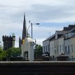 P014-1120561 ... a snapshot of the steeple of St. Columb's Cathedral and the Heritage Tower just outside the south walls - Heritage Tower, the last remaining turret of the...