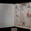 P005e ... exhibit of fairytale collection with Andersen's handwritten inscriptions, Hans Christian Andersen Museum