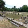 P006 ... the partly preserved gymnasium built during the Hellenistic period (3rd century BC), a large quadrangular building with central court enclosed by Doric...