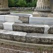 P012 ... the Philippieion, a particularly elegant building standing on a three-stepped marble base and supported a stone entablature; the roof had marble tiles and a...