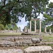 P013 ... the temple consisted of an outer colonnade of Ionic order with 18 columns; inside had nine engaged columns of the lavishly designed Corinthian order...